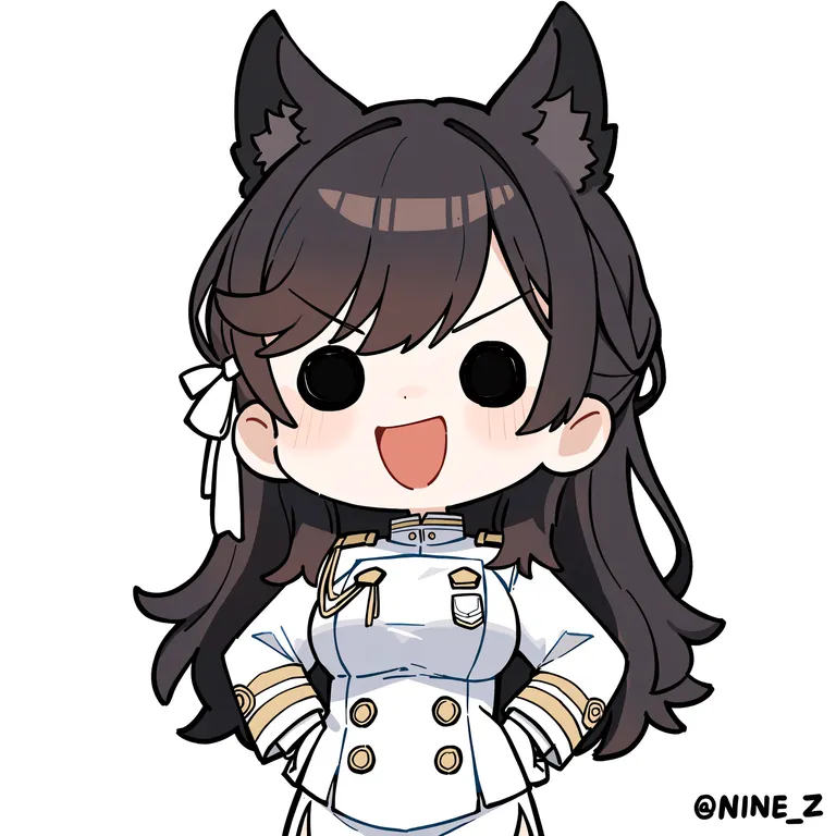 masterpiece, best quality, newest, highres, year 2025, <lora:sanye_v1:1> 1girl, :d, chibi, chibi only… — by 💤💤💤, made with ComfyUI