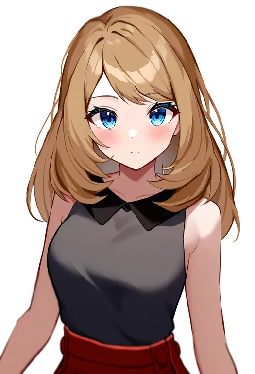 masterpiece, best quality, newest, absurdres, highres, safe, serena_(pokemon), pokemon, solo, upper_body… — by k3scat, made with ComfyUI
