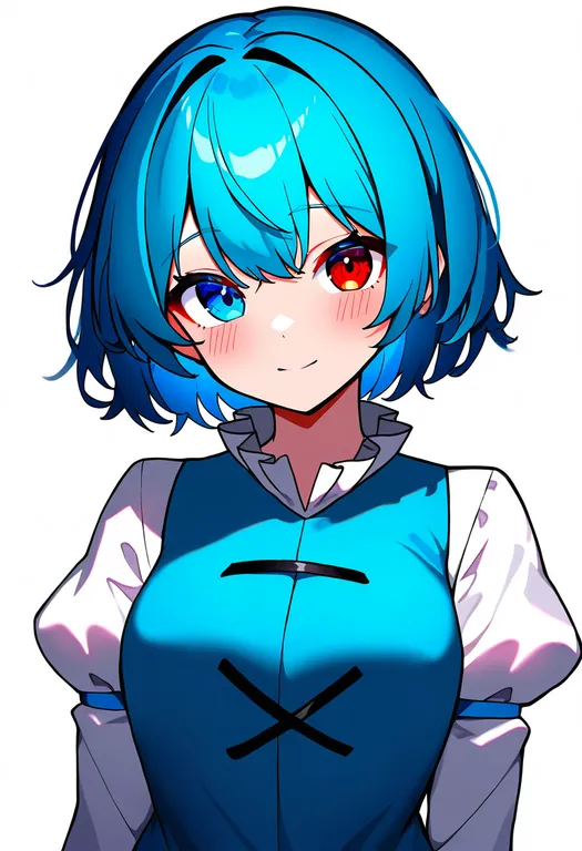 masterpiece, best quality, newest, absurdres, highres, safe, tatara_kogasa, touhou, solo, upper_body, simple_background — by k3scat, made with ComfyUI