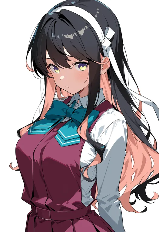 masterpiece, best quality, score_7, safe, naganami kai ni (kancolle), solo, upper body, simple background — by k3scat, made with ComfyUI