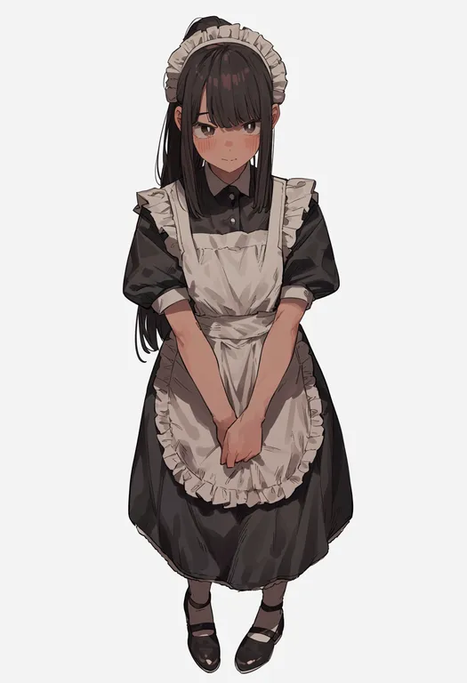 masterpiece, best quality, score_7, safe, nijiura maids, solo, simple background — by k3scat, made with ComfyUI