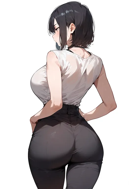 masterpiece, best quality, score_7, safe, skin seams, 1girl, solo, simple background — by k3scat, made with ComfyUI