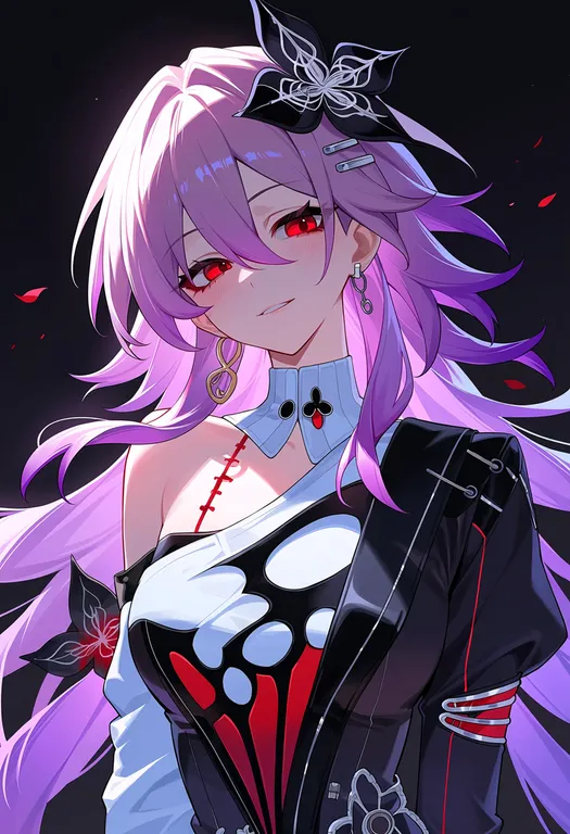 masterpiece, best quality, score_7, safe, evernight (honkai: star rail), honkai: star rail, solo, upper body… — by k3scat, made with ComfyUI