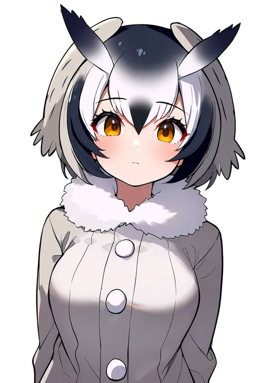 masterpiece, best quality, newest, absurdres, highres, safe, northern_white-faced_owl_(kemono_friends), kemono_friends… — by k3scat, made with ComfyUI