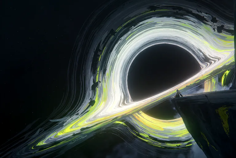 zidiusArt, --preview，@wdlnai13, wdlc48, Ani2rel, wdljql, A vast cosmic void consumed by almost absolute blackness… — by 天才美少女, made with ComfyUI
