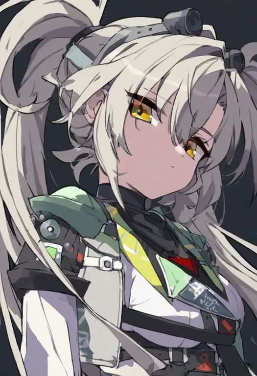 masterpiece, best quality, general, amillion (zenless zone zero), zenless zone zero, solo, upper body, simple background — by k3scat, made with ComfyUI
