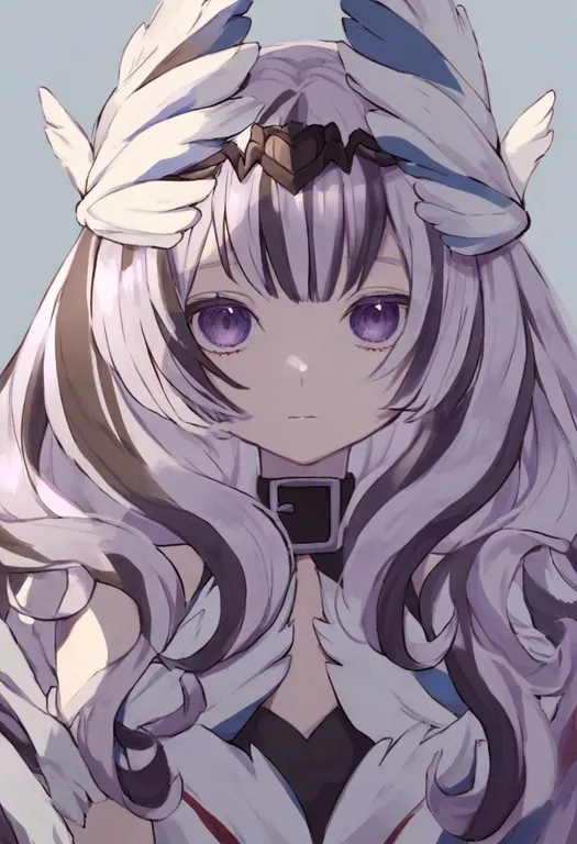 masterpiece, best quality, general, veyle (fire emblem), fire emblem, solo, upper body, simple background — by k3scat, made with ComfyUI