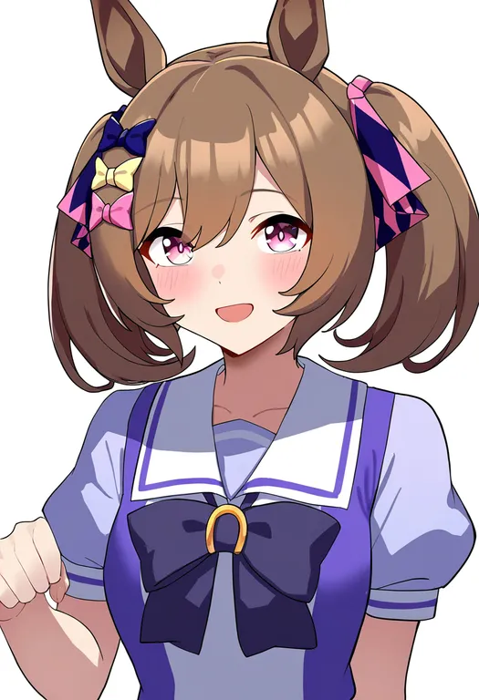masterpiece, best quality, newest, absurdres, highres, safe, smart_falcon_(umamusume), umamusume, solo, upper_body… — by k3scat, made with ComfyUI