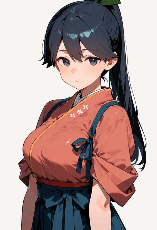 masterpiece, best quality, score_7, safe, houshou (kancolle), kantai collection, solo, upper body, simple background — by k3scat, made with ComfyUI