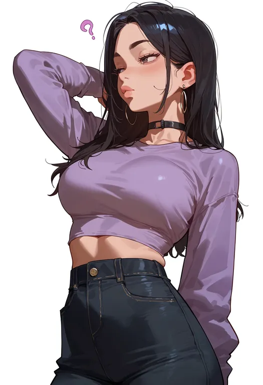 masterpiece, best quality, score_7, safe, jelly bean, 1girl, solo, upper body, simple background — by k3scat, made with ComfyUI