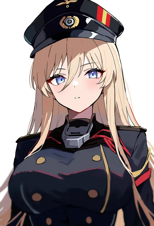 masterpiece, best quality, newest, absurdres, highres, safe, bismarck_(azur_lane), azur_lane, solo, upper_body… — by k3scat, made with ComfyUI