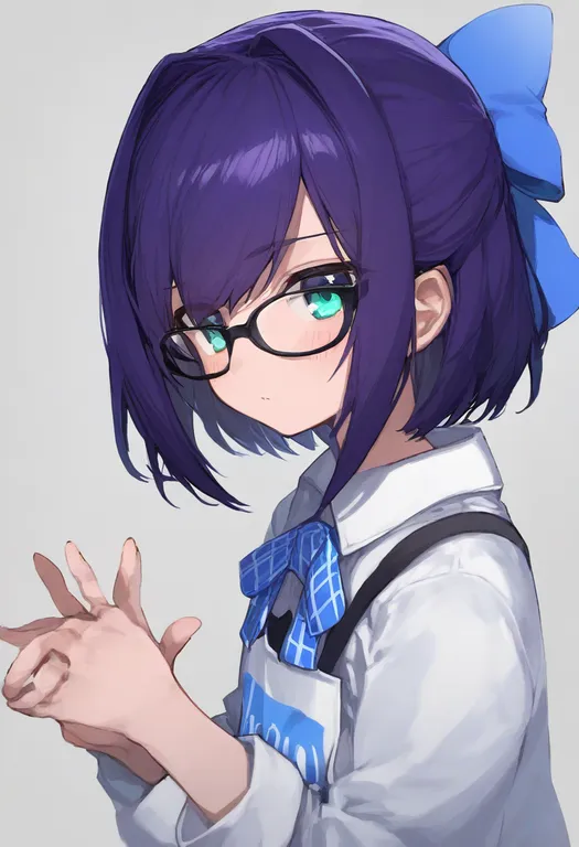 masterpiece, best quality, general, a-chan (hololive), hololive, solo, upper body, simple background — by k3scat, made with ComfyUI