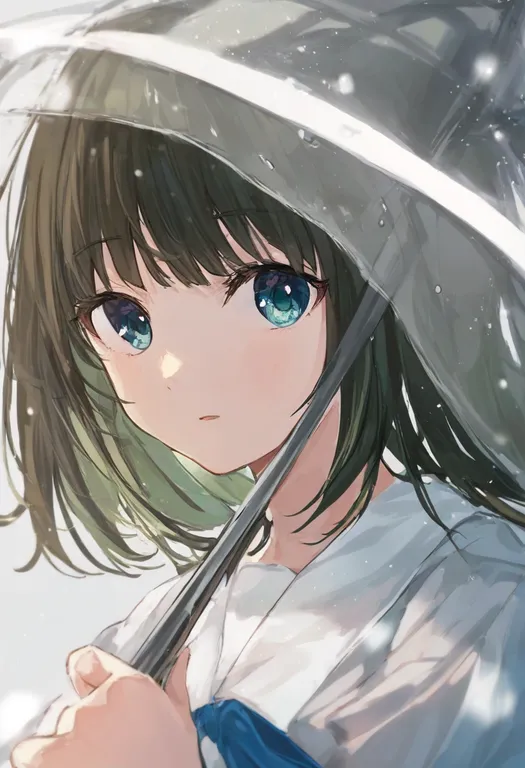 masterpiece, best quality, general, light particles, 1girl, solo, simple background — by k3scat, made with ComfyUI