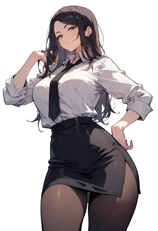 masterpiece, best quality, score_7, safe, tsuukai gangan koushinkyoku, solo, simple background — by k3scat, made with ComfyUI