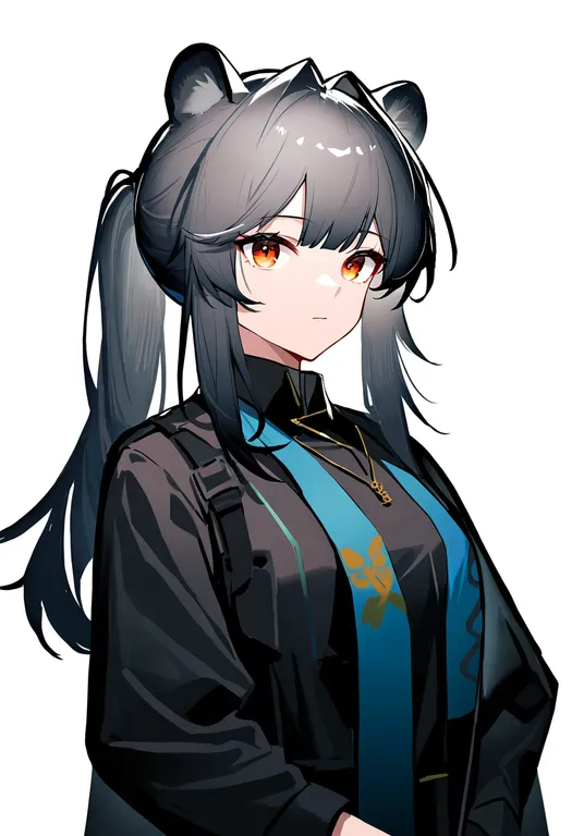 masterpiece, best quality, newest, absurdres, highres, safe, zhuang_fangyi_(arknights), arknights, solo, upper_body… — by k3scat, made with ComfyUI