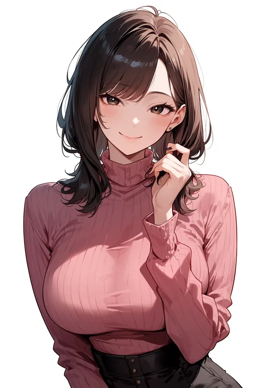 masterpiece, best quality, score_7, safe, bakery, 1girl, solo, upper body, simple background — by k3scat, made with ComfyUI
