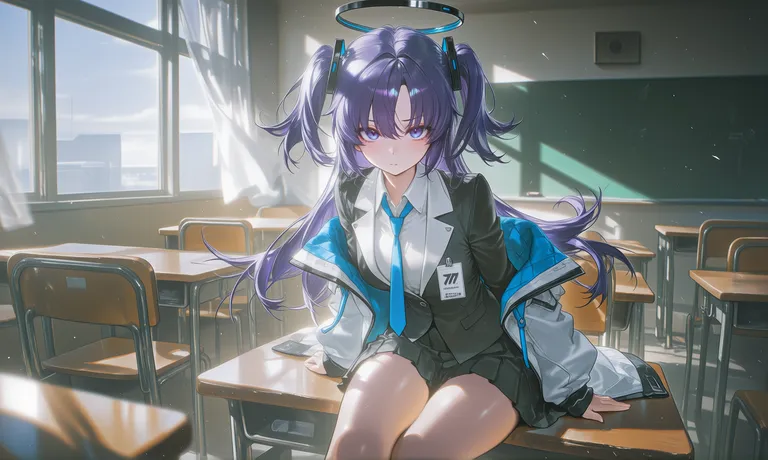 教室里的优香 — by ysh026, made with ComfyUI