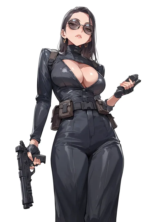 masterpiece, best quality, score_7, safe, quake (series), solo, simple background — by k3scat, made with ComfyUI