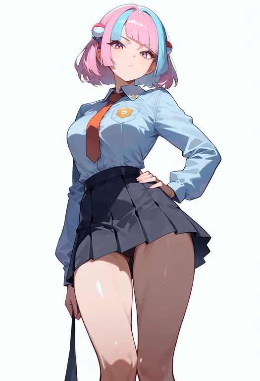 masterpiece, best quality, score_7, safe, pokemon sv, solo, simple background — by k3scat, made with ComfyUI