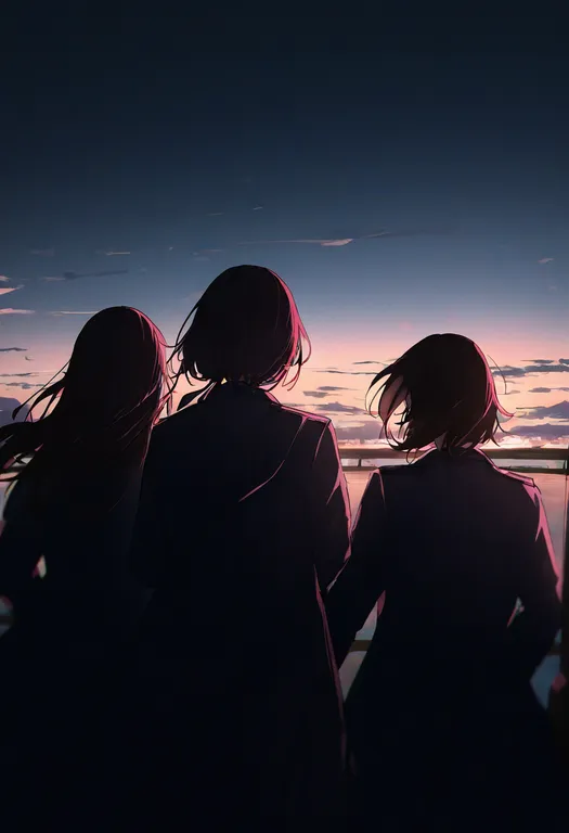 masterpiece, best quality, newest, absurdres, highres, safe, group_picture — by k3scat, made with ComfyUI