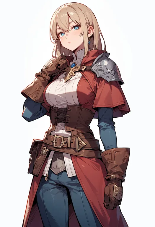 masterpiece, best quality, score_7, safe, rune factory: guardians of azuma, solo, simple background — by k3scat, made with ComfyUI