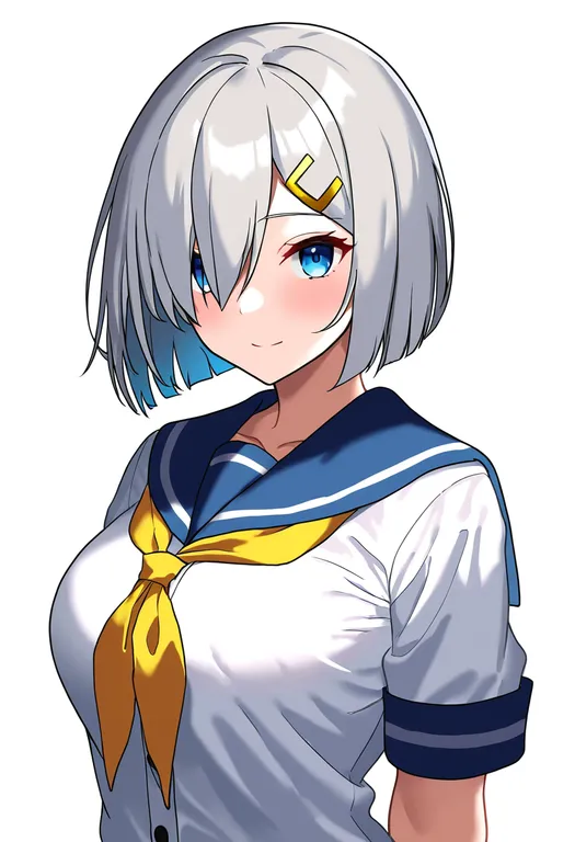 masterpiece, best quality, newest, absurdres, highres, safe, hamakaze_(kancolle), kantai_collection, solo, upper_body… — by k3scat, made with ComfyUI