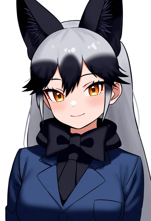 masterpiece, best quality, newest, absurdres, highres, safe, silver_fox_(kemono_friends), kemono_friends, solo… — by k3scat, made with ComfyUI