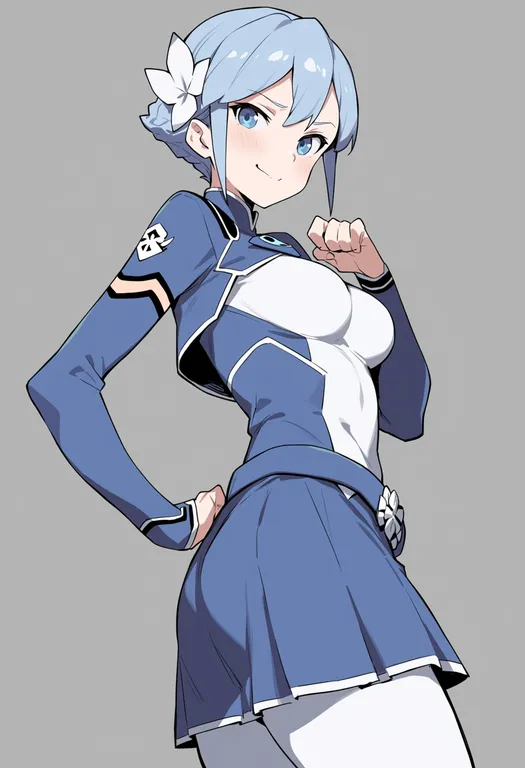 masterpiece, best quality, score_7, safe, rinne no lagrange, solo, simple background — by k3scat, made with ComfyUI