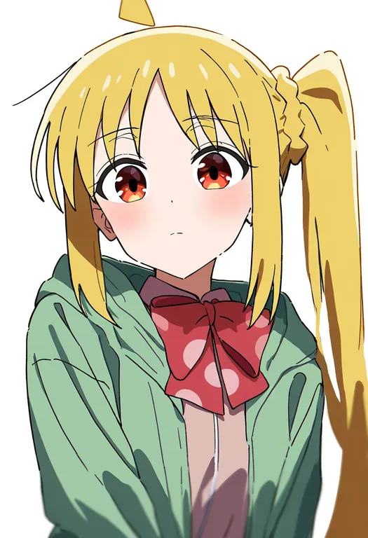 masterpiece, best quality, newest, absurdres, highres, safe, ijichi_nijika, bocchi_the_rock!, solo, upper_body… — by k3scat, made with ComfyUI