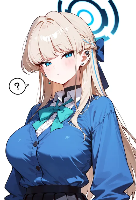 masterpiece, best quality, score_7, safe, toki (school uniform) (blue archive), blue archive, solo, upper body… — by k3scat, made with ComfyUI