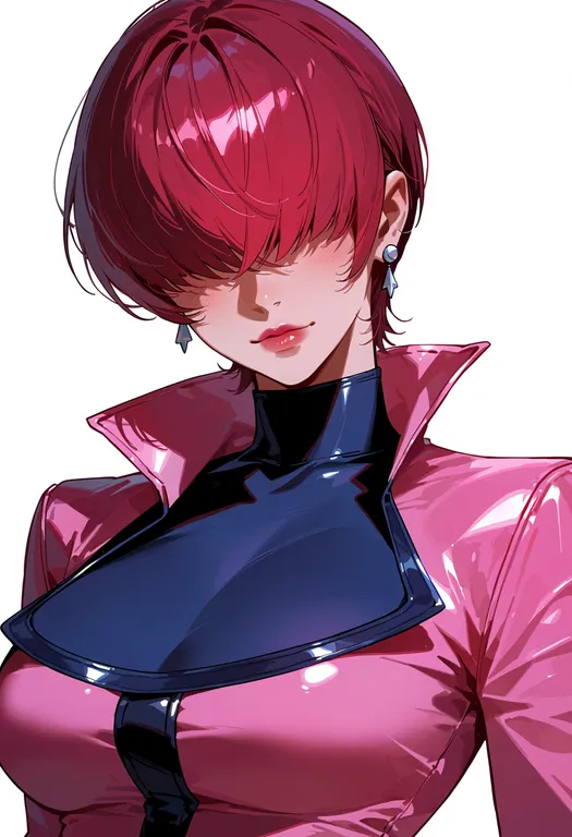 masterpiece, best quality, score_7, safe, shermie (kof), solo, upper body, simple background — by k3scat, made with ComfyUI