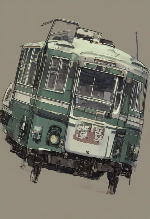 masterpiece, best quality, general, train, 1girl, solo, simple background — by k3scat, made with ComfyUI