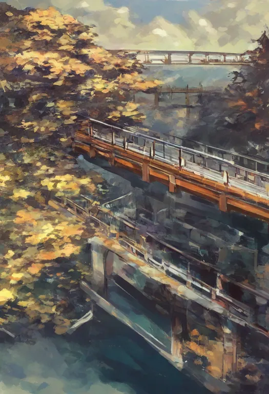 masterpiece, best quality, general, bridge, 1girl, solo — by k3scat, made with ComfyUI