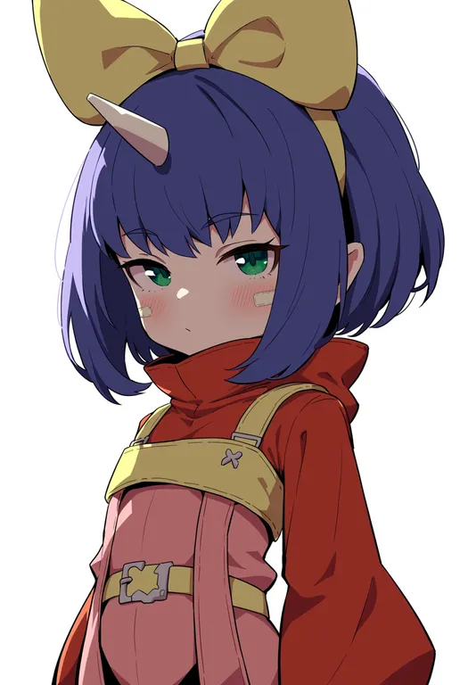 masterpiece, best quality, score_7, safe, eiko carol, solo, upper body, simple background — by k3scat, made with ComfyUI