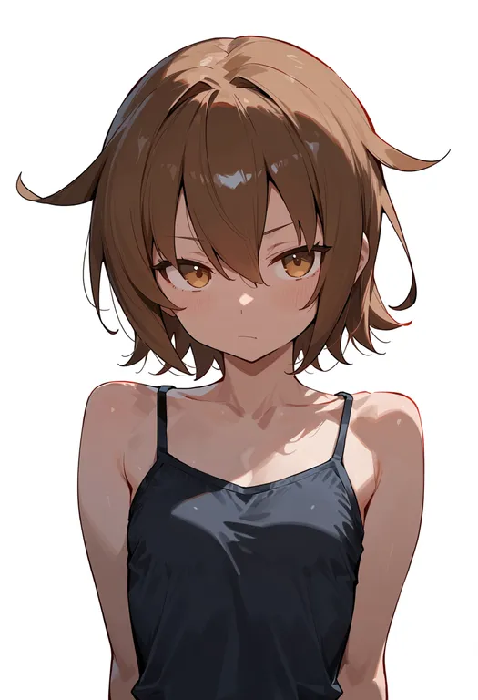 masterpiece, best quality, score_7, safe, wakaba (kancolle), solo, upper body, simple background — by k3scat, made with ComfyUI