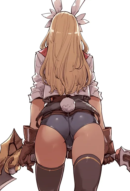 masterpiece, best quality, score_7, safe, wild arms 3, solo, simple background — by k3scat, made with ComfyUI