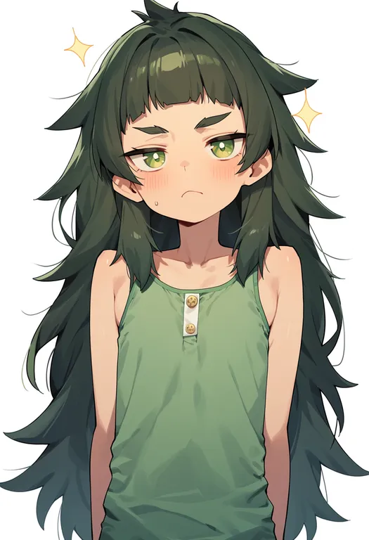 masterpiece, best quality, score_7, safe, hiyajou maho, solo, upper body, simple background — by k3scat, made with ComfyUI