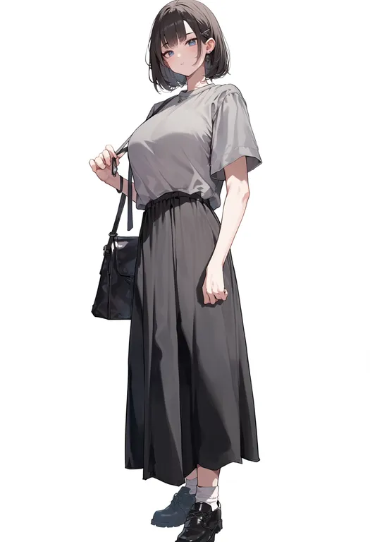 masterpiece, best quality, score_7, safe, medalist (manga), solo, simple background — by k3scat, made with ComfyUI
