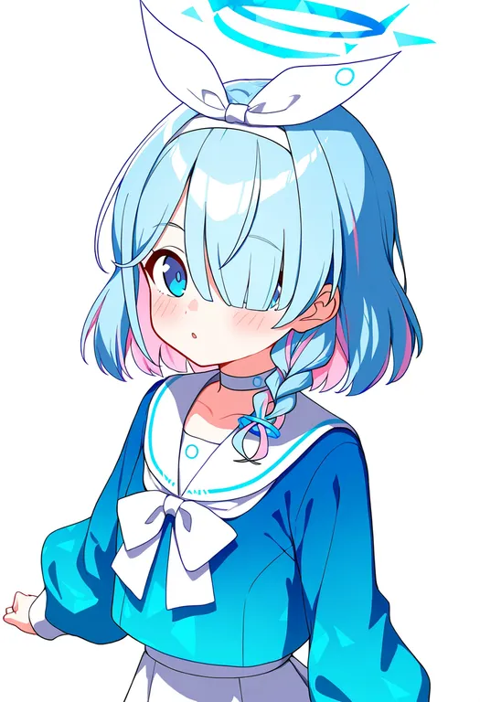 masterpiece, best quality, newest, absurdres, highres, safe, arona_(blue_archive), blue_archive, solo, upper_body… — by k3scat, made with ComfyUI