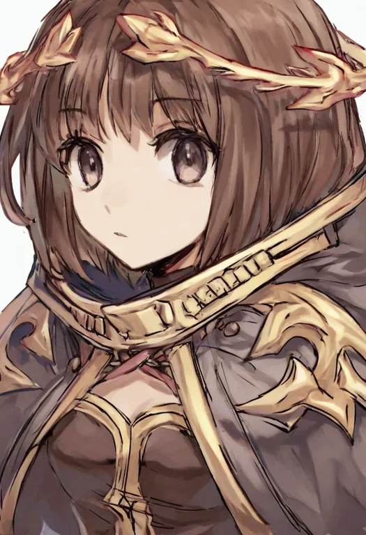 masterpiece, best quality, general, warlock (ragnarok online), ragnarok online, solo, upper body, simple background — by k3scat, made with ComfyUI