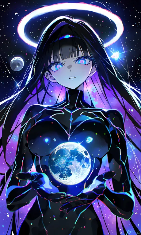 (NSFW). Dark background, master level light source. Cosmic nebula aesthetics, celestial design, deep space background… — by cb z, made with ComfyUI