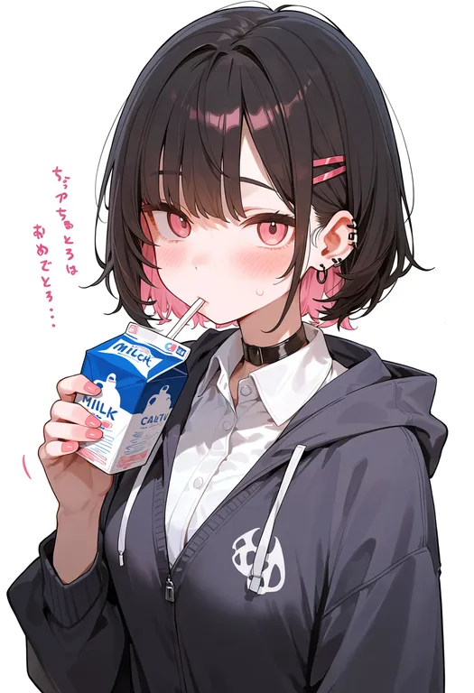 masterpiece, best quality, score_7, safe, milk carton, 1girl, solo, upper body, simple background — by k3scat, made with ComfyUI
