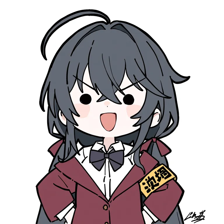 masterpiece, best quality, newest, highres, year 2025, <lora:sanye_v1:1> 1girl, :d, chibi, chibi only… — by 💤💤💤, made with ComfyUI