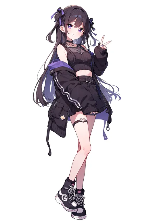 masterpiece, best quality, score_7, safe, re:stage!, solo, simple background — by k3scat, made with ComfyUI