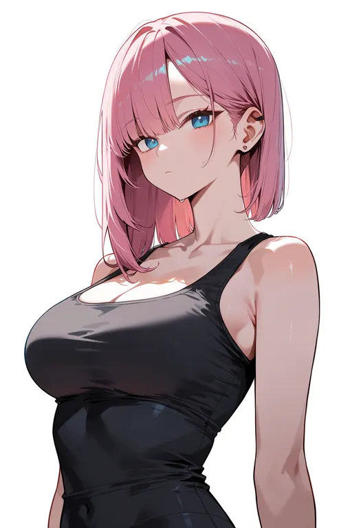 masterpiece, best quality, score_7, safe, melone, solo, upper body, simple background — by k3scat, made with ComfyUI