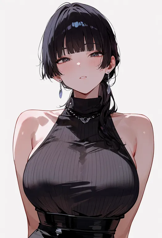 masterpiece, best quality, score_7, safe, hyakunin isshu, solo, upper body, simple background — by k3scat, made with ComfyUI