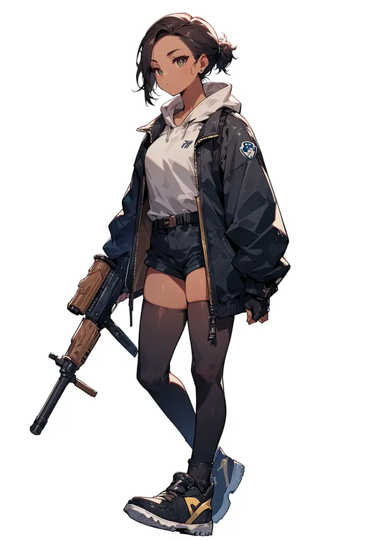 masterpiece, best quality, score_7, safe, portland trail blazers, solo, full body, simple background — by k3scat, made with ComfyUI