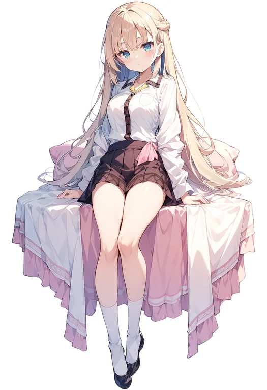 masterpiece, best quality, score_7, safe, tenshi souzou re-boot!, solo, simple background — by k3scat, made with ComfyUI