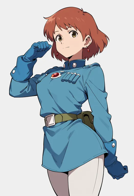 masterpiece, best quality, score_7, safe, kaze no tani no nausicaa, solo, simple background — by k3scat, made with ComfyUI