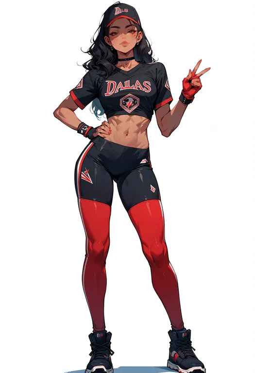 masterpiece, best quality, score_7, safe, dallas mavericks, solo, full body, simple background — by k3scat, made with ComfyUI